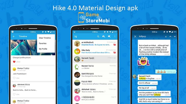 hike messenger download for android