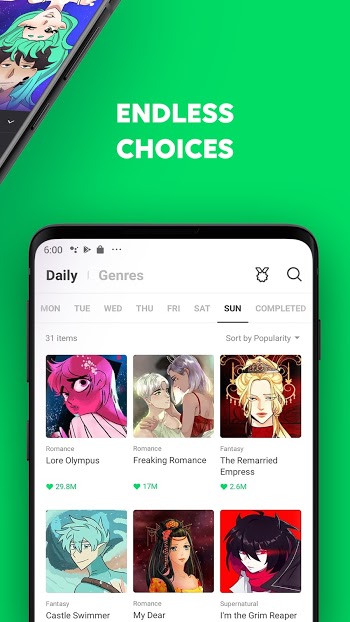 Download Webtoon mod apk unlimited coin for android