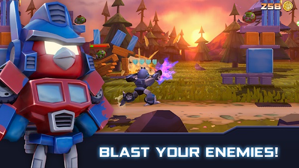 angry birds transformers mod apk