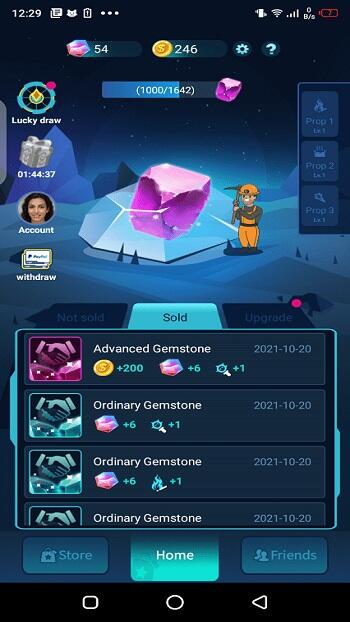 dig the gemstone apk unlimited coins