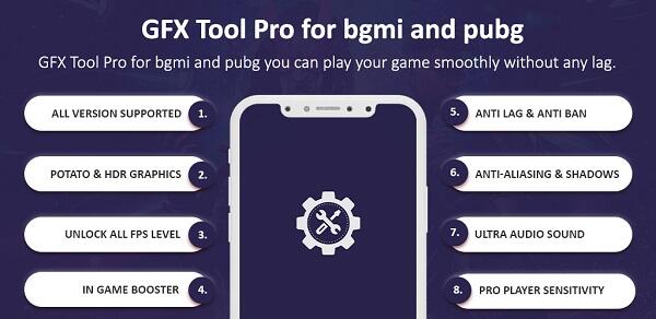 GFX Tool For BGMI Mod APK v1.0.30 (Remove ads,Paid for free,Free