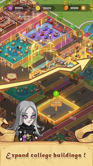 Idle Wizard College v1.15.0000 MOD APK (Unlimited Money, Diamonds