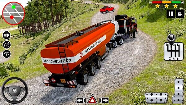 oil tanker truck driving game mod apk