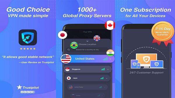 Itop vpn mod apk