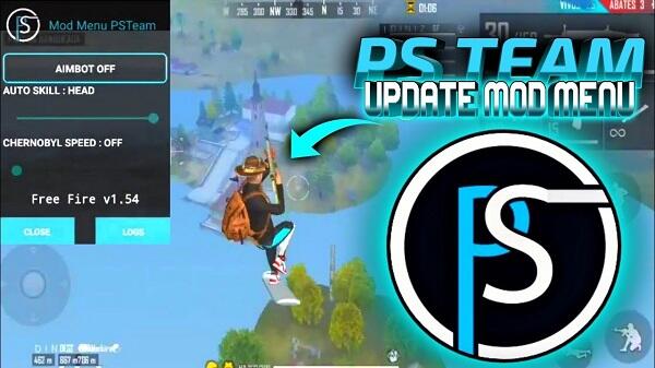 download ps team mod menu free fire for android