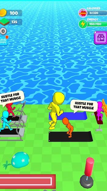 muscle land mod apk