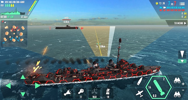 battle of warships mod apk gratis