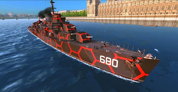 download battle of warships mod apk