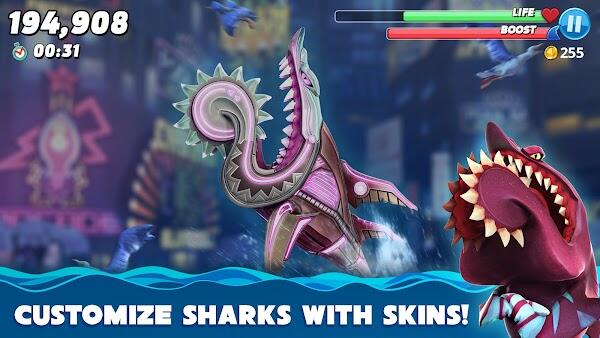 hungry shark world apk mod