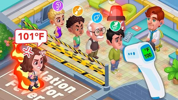 crazy hospital doctor dash mod apk