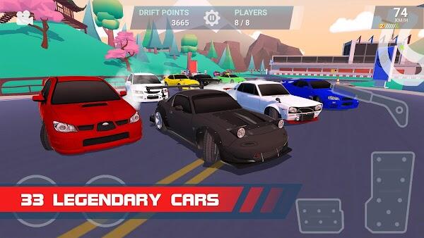 drift clash online racing mod apk versi terbaru