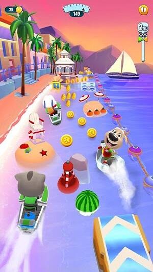 talking tom jetski 2 mod apk unlimited money