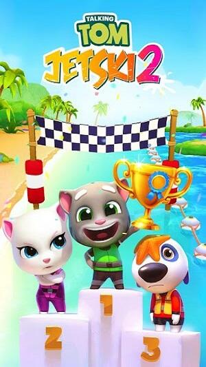 talking tom jetski 2 mod apk