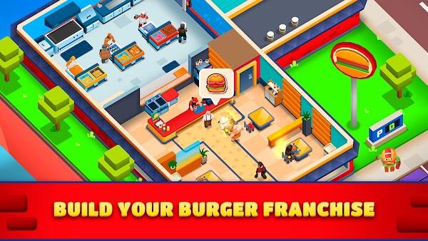 idle burger empire tycoon mod apk