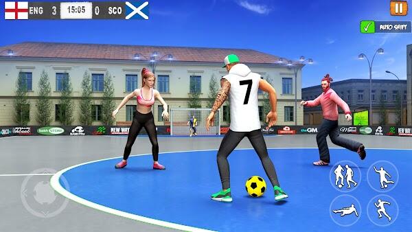 street soccer futsal game mod apk download