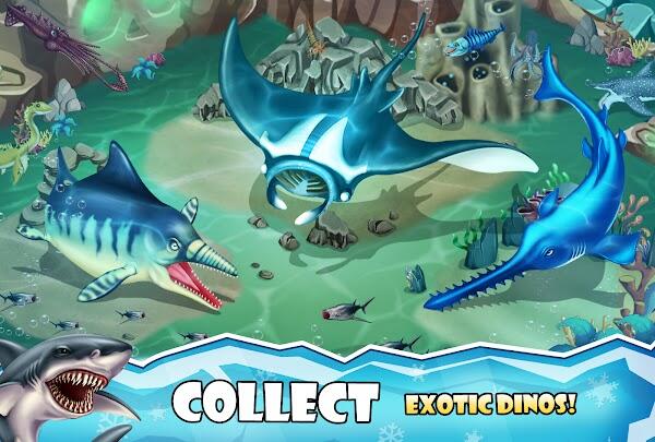 dino water world mod apk unlimited and gems