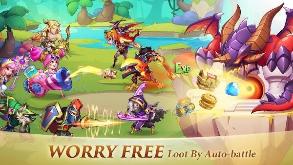 download idle heroes mod apk unlimited money and diamond
