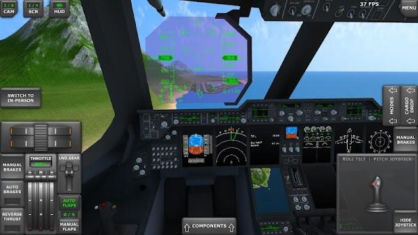 turboprop flight simulator mod apk versi terbaru