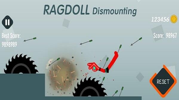 ragdoll dismounting mod apk