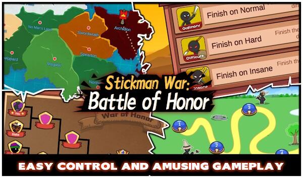 stickman war battle of honor mod apk latest version