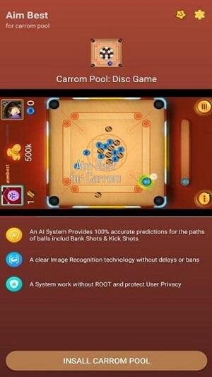 Aim Carrom 2.6.7 Mod APK (Premium unlocked) Download for Android