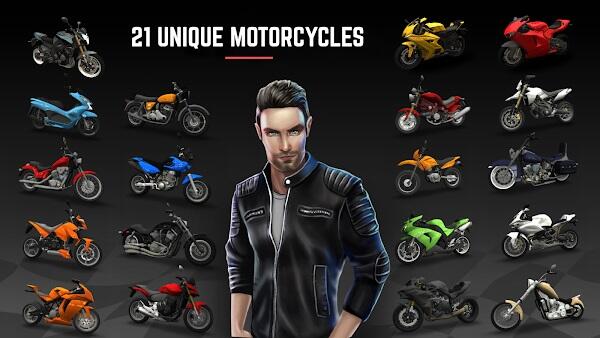 download racing fever moto mod apk