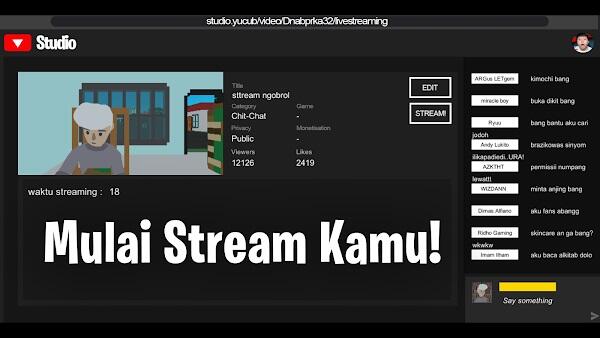 streamer simulator indonesia mod apk unlimited money