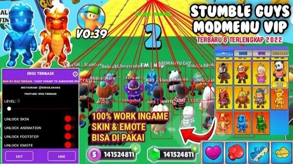 Stream Enjoy Stumble Guys with Irgi Terbaik APK Mod Menu: Free Skins, Gems,  and More by RionulMstinfu