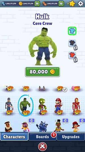 Subway Surfers All Stars APK Mod Character Hulk Unlocked Gameplay Android  ios 