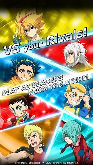 download beyblade burst rivals mod apk