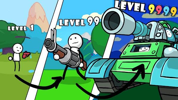 one gun stickman mod apk