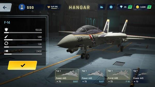 sky warriors airplane games mod apk for android