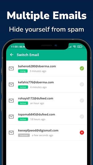 temp mail mod apk for android