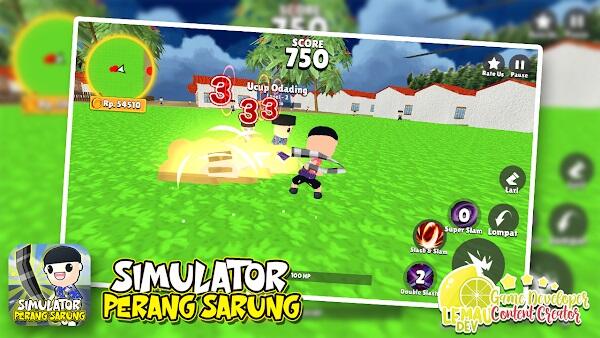 simulator perang sarung 3d mod apk latest version