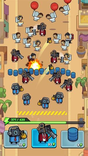 toilet fight police vs zombie mod apk for android