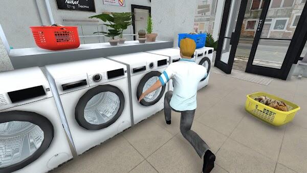 laundry store simulator mod apk download