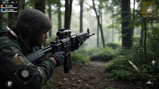 commando mission offline game mod apk