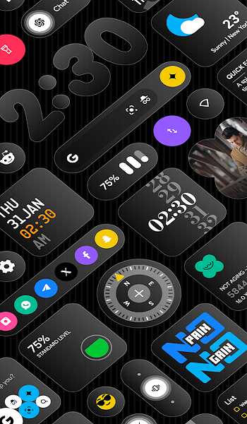glass widgets mod apk