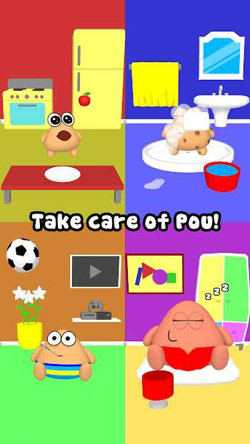 pou 3d mod apk