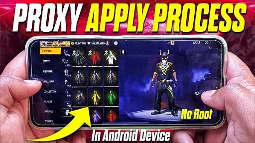 proxy server free fire apk