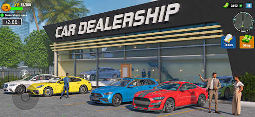 car dealership business game mod apk