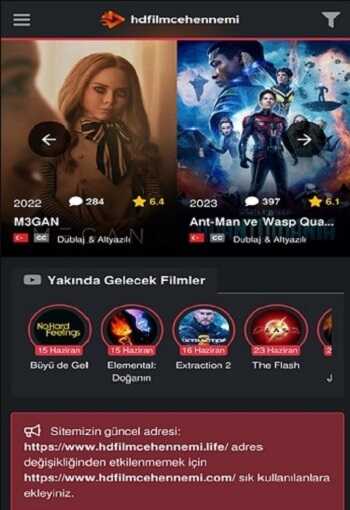 hdfilmcehennemi apk for Android