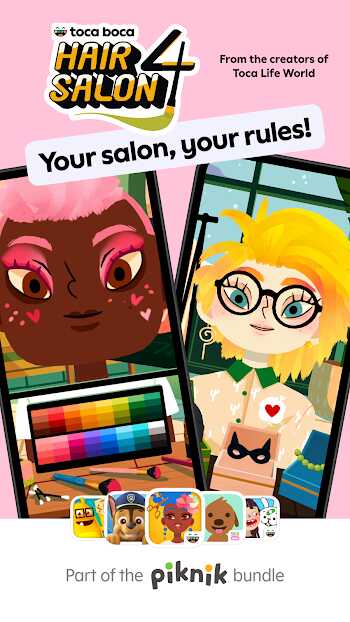 toca boca hair salon 4 mod apk