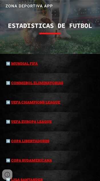 zona deportiva apk