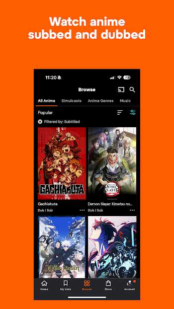 Crunchyroll mod apk latest version 1