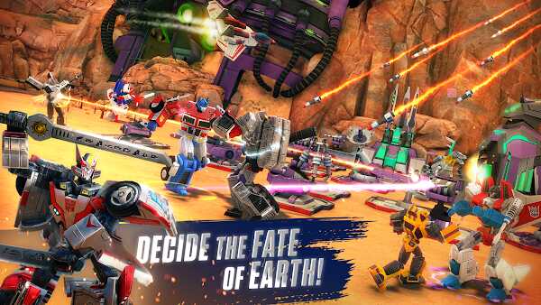 transformers earth wars mod apk