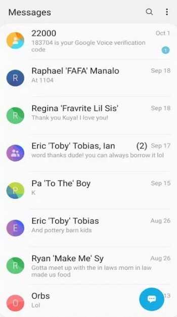 samsung messages apk download