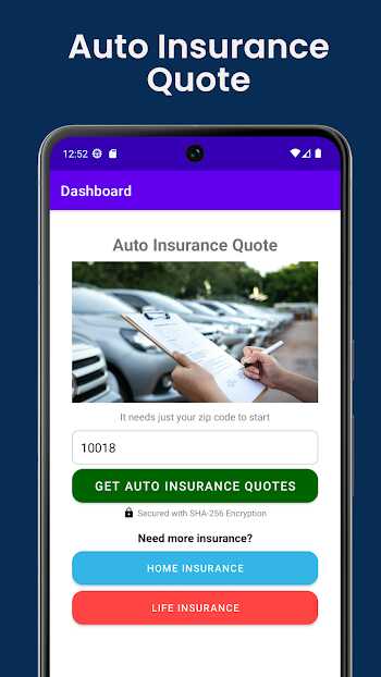 auto insurance quote apk