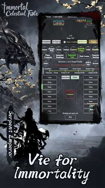 immortal celestial fate mod apk free